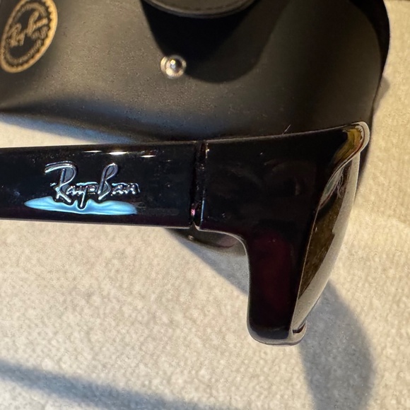 Ray-Ban 57 mm pillow polarized rectangle Sunglasses - Picture 2 of 5